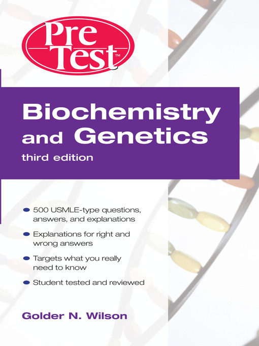 Title details for Biochemistry and Genetics by Golder Wilson - Available